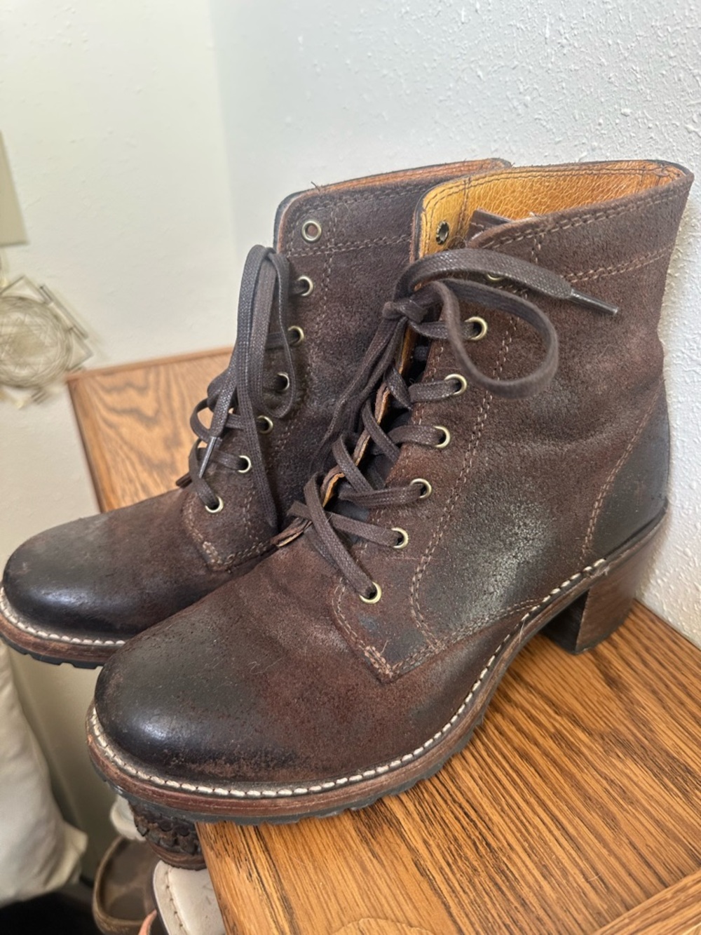 Frye Sabrina Lace up 6G
